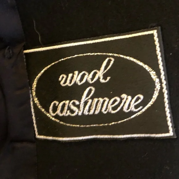 Cashmere blazer! Samuel Robert by Peter Hatsi Android. Vintage. Size 14 - Picture 4 of 9